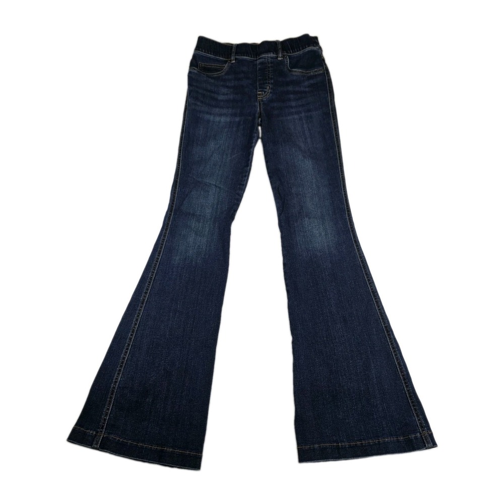 Spanx Jeans Womens Size Small Petite EveryWear Pull On Flare Midnight Shade